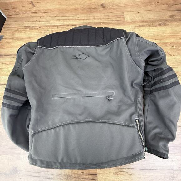 Power Trip Mens Motorcycle Jacket Padded Removable Layer Nylon Full Zip Medium - Picture 2 of 9